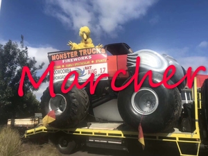 Pneu de camion monstre de marque Marcher 66x43.00-25 pour les États-Unis avec une couleur différente, approvisionnement direct d'usine - Product Image 2