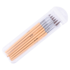 Juego <span class=keywords><strong>de</strong></span> 6 Pinceles <span class=keywords><strong>de</strong></span> Cristal para Decoración <span class=keywords><strong>de</strong></span> <span class=keywords><strong>Uñas</strong></span>, Pinceles <span class=keywords><strong>de</strong></span> Pelo <span class=keywords><strong>de</strong></span> Nailon Puntiagudos con Mango <span class=keywords><strong>de</strong></span> Madera para Diseño Floral 3D y Dibujo Detallado - Product Image 3