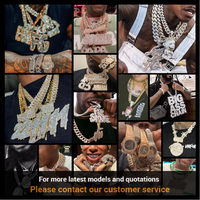 Boîtier de montre Moissanite DW6900 GA2100, Lunette et Cadran VVS Iced Out, Bijoux Hip Hop, Accessoires de montre Moissanite