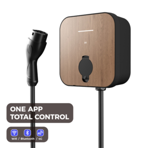 Tethered Smart AC wallbox Station 22KW Type <span class=keywords><strong>2</strong></span>สายชาร์จ APP ควบคุม EV สถานีชาร์จสำหรับรถยนต์ไฟฟ้า - Product Image 2