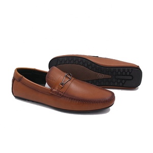Mocassins pour hommes en cuir souple italien Giovanini, chaussures de conduite pour hommes - Product Image 5