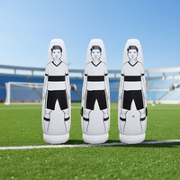 Mannequin de défense gonflable en PVC pour l'entraînement au football, certifié CE, design durable, portable, usage individuel - APEX