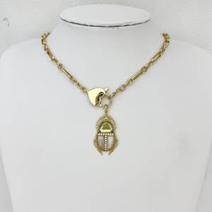 Nuova Collana alla Moda con Ciondolo a Forma di Coccinella e Cuore, Accessori Trendy, Design Innovativo, Stili Colorati, Gioielli - Product Image 3