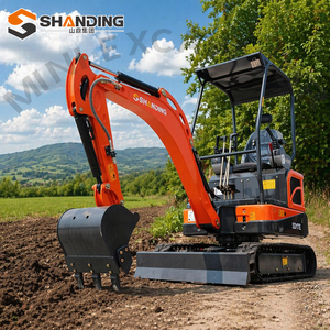 รถขุดขนาดเล็ก SHANDING สำหรับขาย น้ำหนัก 1.7 ตัน รถขุดสำหรับงานเกษตรจากจีน มาตรฐาน CE EPA EURO 5 รถขุดขนาดเล็กสำหรับงานดิน รถขุดขนาดเล็กสำหรับสวน - Product Image 3
