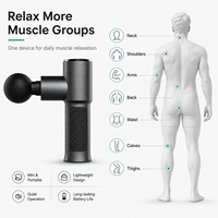 Nouveau mini pistolet de massage rotatif robotisé PRO Percussion Logo pour les muscles du visage et du corps, massage profond des tissus