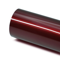 Film de protection solaire SolarDe Premium TPU couleur PPF Rouge Dragon Brillant Effet Liquide pour covering automobile auto-réparant anti-rayures