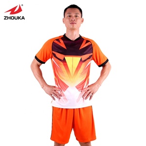 Apoyo en línea de pedido tela de secado rápido ropa de fútbol diseño Reversible Grace fútbol camisa fabricante fútbol Jersey - Product Image 5