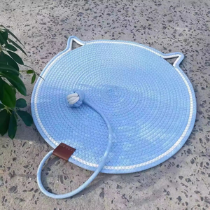 Tapis à gratter pour chat en coton tressé, tapis intégré pour jouer et dormir, arbre à chat résistant à l'usure pour toutes les saisons, nid universel pour chat - Product Image 6