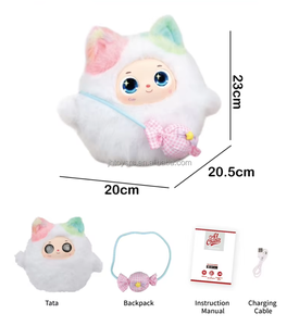 Jouet robot intelligent interactif contrôlé par gestes IA, jouet en peluche multifonctionnel en forme d'animal de dessin animé pour enfants - Product Image 5