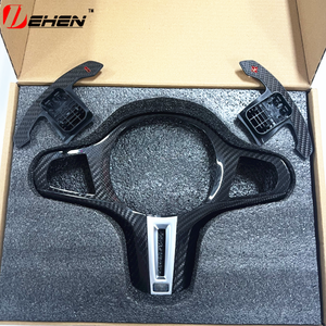 Dekorasi Trim penutup roda kemudi serat karbon, untuk BMW M Sport G20 G26 G30 G05 G06 F40 F44 G80 G82 F90 F95 F96 F97 F98 M8 G15 G32 - Product Image 6