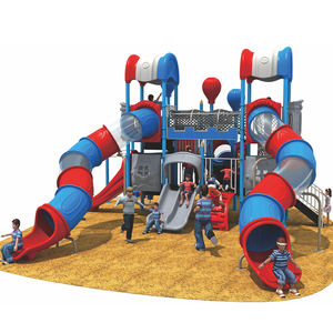 สไลด์ผจญภัยในเมืองขนาดใหญ่ออกแบบได้ตามต้องการสำหรับสวนกลางแจ้งพลาสติกเหล็กที่ทนทานสำหรับสวนสนุกครอบครัวของเด็ก - Product Image 1