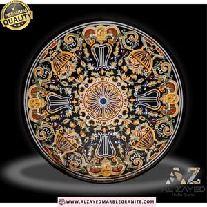 Table basse décorative en pierre semi-précieuse élégante pour hôtel, meuble de salle de bain, comptoirs de salle à manger et dessus de table - Product Image 6