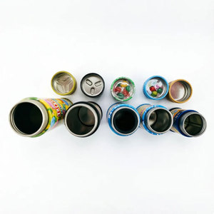 Hot Sale 1 2 3 4 oz <b>Small</b> Round Empty Child Resistant Tinplate <b>Jar</b> Silver Aluminum Round Tins Cans Bottle 3.5 Flower Packaging - Product Image 4