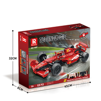 1: 8 F1 STATIC EDITION City Technical Formula Super Racing Sport Cars Model Building Blocks Bricks Toys Gifts Sets (928PCS)