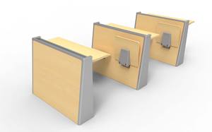 हॉट सेलिंग आधुनिक डिजाइन रिबाउंड विश्वविद्यालय अध्ययन डेस्क और स्कूलों और विश्वविद्यालयों द्वारा उपयोग के लिए कुर्सियां - Product Image 2