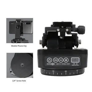 Cabezal de cardán FOTOWORX, cabezal de trípode de Control remoto inalámbrico, cabezal de bola para cámara de vídeo Digital DSLR