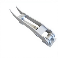 Pouce hydraulique monté sur excavatrice compatible OEM SLN 5-6T, conception robuste du pivot, cycle de service longue durée, pour environnements de construction difficiles