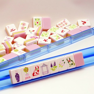 Juego de Mahjong Americano de Lujo Personalizado, Superficies de Acrílico de Cuatro Niveles, 160 Fichas de Juego, Ecológico y Duradero - Product Image 2