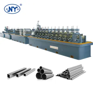 Nanyang long service life erw stainless steel pipe maker machine tube mill line