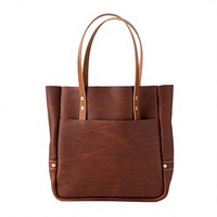 Tas Tangan Wanita Kulit Asli Gaya Eropa, Resleting, Tahan Air, Lembut, Ramah Lingkungan, Kapasitas Besar, Selempang, Dapat Disesuaikan