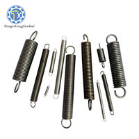 Usine sur mesure petit quantité minimale de commande robuste Micro Mini longue extension fil d'acier inoxydable ressorts de Tension hélicoïdaux en spirale avec crochets