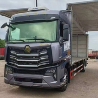 Camion de fret CNHTC HOWO MAX 290 CV 4x2 9,6 m avec caisse, norme nationale chinoise VI, essieu arrière simple, résistant à l'usure, occasion