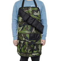 Tablier utilitaire camouflage robuste Mydays pour l'extérieur avec poches, idéal pour le travail du bois, la mécanique, le barbecue, le camping et les pique-niques, résistant à l'usure