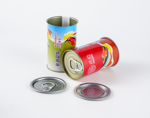Boîtes métalliques vides de qualité alimentaire de 155g 400g 500g 3 pièces pour emballage de viande végétale de poisson <span class=keywords><strong>sardine</strong></span> - Product Image 4