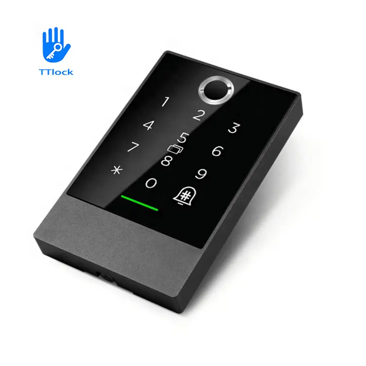 App TTlock impermeabile per esterni lettore di controllo accessi intelligente tastiera digitale serratura intelligente per impronte digitali per Hotel/ufficio/appartamento