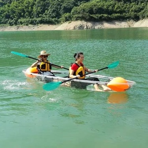<span class=keywords><strong>3.3</strong></span>米透明双人皮划艇，铝合金框架，带充气浮球，便携式钓鱼休闲水上运动船。 - Product Image 6