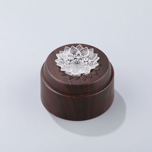 2026 Trending LED Crystal Ball Christmas Novelty Gifts Bluetooth Luminous Music Lamp Base <b>Rotating</b> Base Christmas Novelty Gifts - Product Image 2