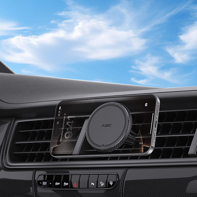 Universal Abs Magnetic Cell Phone Car Mount 360 Rotation Mobile Phone Stand Holder Dashboard Magnet Phone Holder for Car Vent