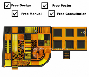 สวนสนุกในร่มสำหรับเด็กเล่นในร่มพื้นที่ศูนย์สนามเด็กเล่นในร่ม - Product Image 4