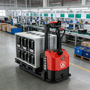 Chariot élévateur électrique EXP15 - Batterie Li-ion 24V 60Ah & Vitesse à vide de 1,25 m/s, Conception branchable Semi-automatique AMR minimaliste - Product Image 1