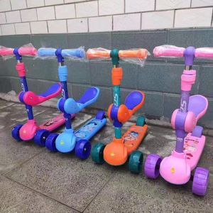 Childrens Scooter 3 In 1 Balance Bike Adjustable Foldable For Ages 2 12 Years Kids Toy Outdoor Ride On - Product Image 1