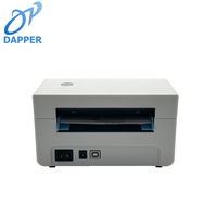 Printer Label Thermal Barcode Bluetooth Nirkabel 110mm 4x6 untuk Usaha Kecil, Opsional dengan Tempat Gulungan Kertas
