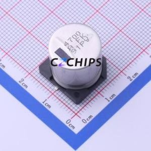 ตัวเก็บประจุอิเล็กโทรไลต์อะลูมิเนียมแบบ SMD รุ่น EEEFK1A472AM, ขนาด D16xL16.5 มม. ความจุ 4700uF ค่าความคลาดเคลื่อน 20% แรงดันไฟฟ้า 10V กระแสไฟฟ้า 1.35A ความถี่ 120Hz - Product Image 1