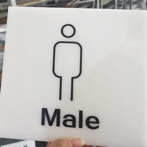 Placa acrílica personalizada con efecto de cristal, señal para puerta, número, dirección de <span class=keywords><strong>calle</strong></span> - Product Image 2