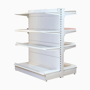 סופרמרקט מעמד מעמד אור עמיד אור פלדה פלדה מתכת גונדולה מתלה חד צדדית באיכות טובה מדפים עבור חנויות מכולת - Product Image 3