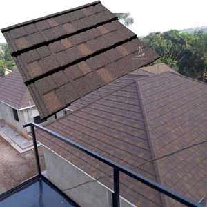 Teja Metálica Corrugada Negra y Blanca con Recubrimiento de Piedra, Resistente al Calor, al Fuego, al Viento y a los Rayos UV, con Garantía de por Vida, al Mejor Precio - Product Image 4