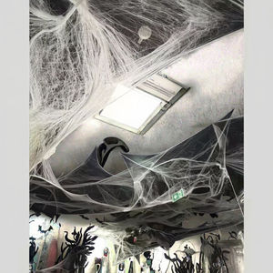 Cadılar Bayramı Örümcek Ağı Süsü Pamuk ve Plastik Malzemeden Çocuk Ev Partisi Dekoru İç Mekan Kullanımı - Product Image 2