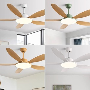 <b>Ceiling</b> <b>Fan</b> Light With Led 5 Blade Modern Minimalist For Living Room And Dining Room - Product Image 1