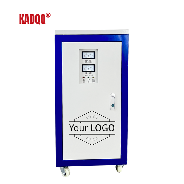 Single Phase 5KVA AC Stabilizer-Servo Motor Control 220V Output Pure Sine Wave LCD Copper Construction for Audio Medical Devices
