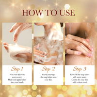 Barre de bain exfoliante nettoyage en profondeur personnalisée marque privée savon en or 24K fait à la main blanchissant le corps