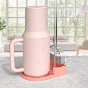 Séchoir à bouteille d'eau pour Stanley Séchoir à bouteille en silicone amélioré avec brosse de nettoyage de couvercle de tasse 3 en 1 pour tasse Stanley - Product Image 6