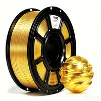 Filament PLA SILK YOSOO double vert et bleu 1KG, soyeux et brillant, pour imprimante 3D, léger et résistant, 1,75 mm