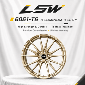 LS8056 Dark Gold Multi <b>Spoke</b> Alloy <b>Wheel</b> One Piece Cast for Passenger Cars - Product Image 4