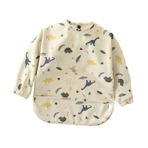 <span class=keywords><strong>Tablier</strong></span> en <span class=keywords><strong>plastique</strong></span> souple de haute qualité pour bébé de 2 à 4 ans pour manger des enfants - Product Image 1