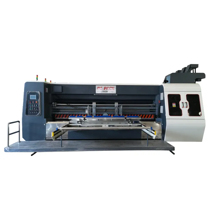 เครื่องพิมพ์เฟล็กโซ6สีคุณภาพสูงในประเทศจีนความเร็วทางเศรษฐกิจ180Pcs/MinFlexo Printing Machine สำหรับกล่องกระดาษ