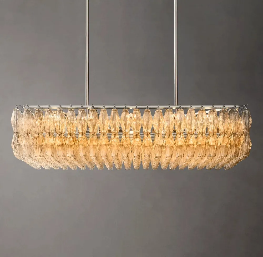 Подвесные светильники для ресторана в скандинавском стиле, потолочные хрустальные подвесные светильники